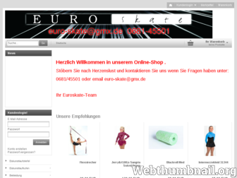 shop.euro-skateshop.de website preview