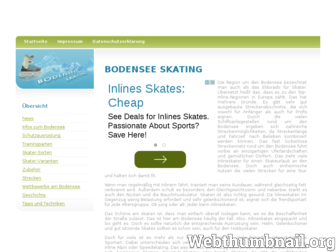 bodensee-skating.de website preview
