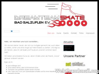 dreamteamskate.de website preview