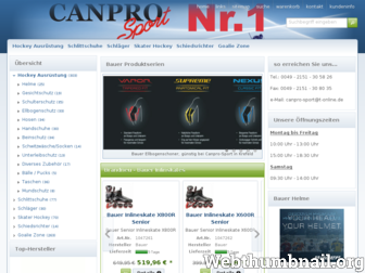 canpro-sport.de website preview