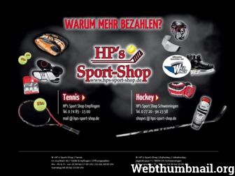hps-sport-shop.de website preview