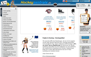 shop.hockeyzentrale.de website preview