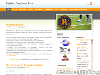 rotationhockey.de website preview