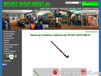 sport-shop-west.de website preview
