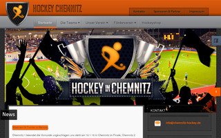 chemnitz-hockey.de website preview