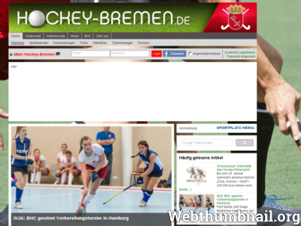 hockey-bremen.de website preview