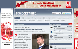 eishockey.info website preview