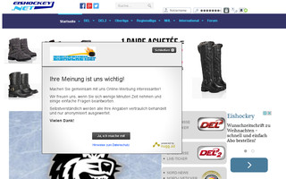 eishockey.net website preview