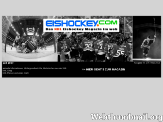 eishockey.com website preview