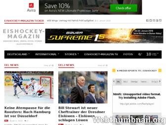 eishockey-magazin.de website preview