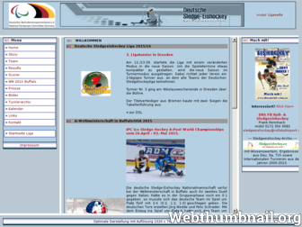 sledgeeishockey.de website preview