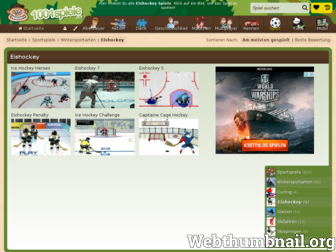 eishockey.1001spiele.de website preview