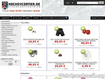 hockeycorner.de website preview