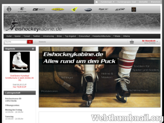 eishockeykabine.de website preview