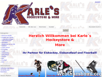 k-hockey-store.de website preview