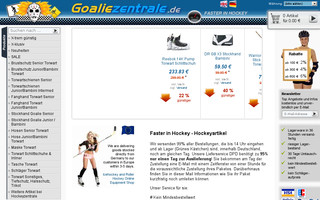 goalie-zentrale.de website preview