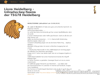 lions-heidelberg.de website preview