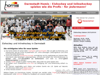 darmstadt-homis.de website preview