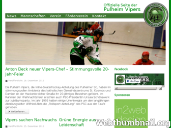 pulheim-vipers.de website preview