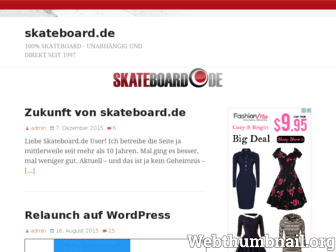 skateboard.de website preview