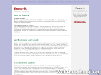 esoterik.in website preview