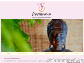 lebensbaum-buecher-esoterik.de website preview