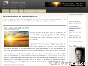 spirituelleseiten.de website preview