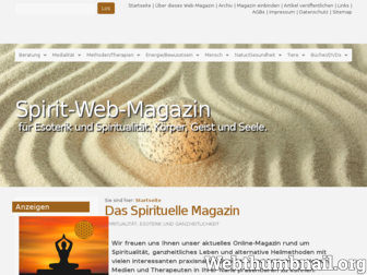 spirituelles-magazin.de website preview