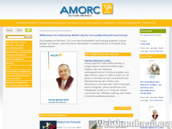 amorc-shop.de website preview