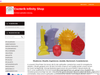 esoterik-infinity-shop.de website preview