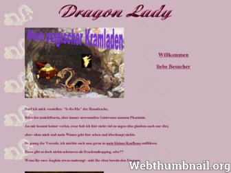 dragon-lady.de website preview