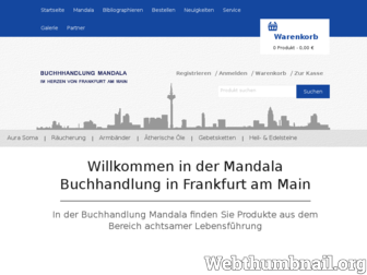 mandala-buchhandlung.de website preview