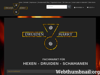 druidenmarkt.de website preview