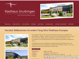 fengshuirasthaus.de website preview