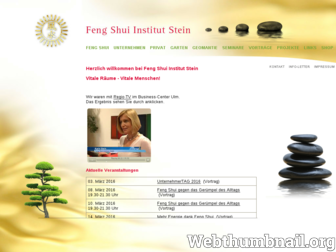 feng-shui-stein.de website preview