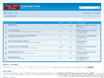 feng-shui-forum.de website preview