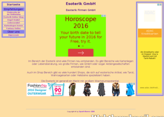 esoterik-gmbh.de website preview
