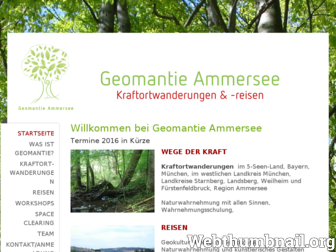 geomantie-ammersee.de website preview