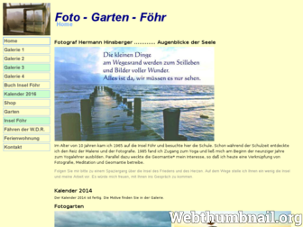 fotogarten-foehr.de website preview