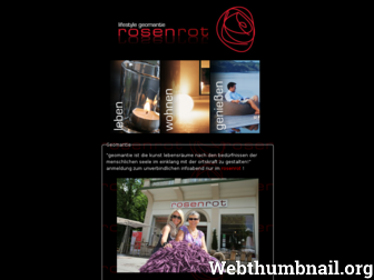 rosenrot-lifestyle.com website preview