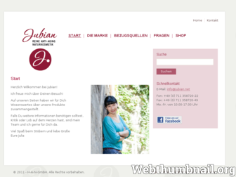 jubian.net website preview
