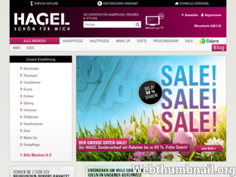 hagel-shop.de website preview