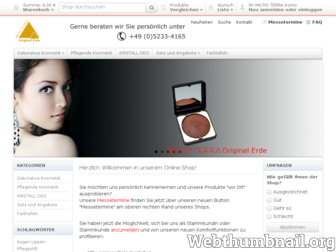 micro-terra-kosmetik.de website preview