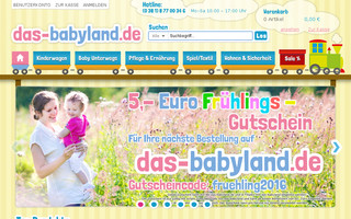 das-babyland.de website preview