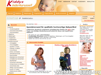 kiddys-kinderkarussell.de website preview