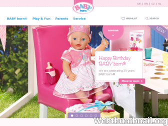baby-born.com website preview