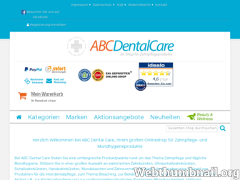 abc-dental-care.de website preview