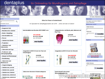 dentaplus.de website preview