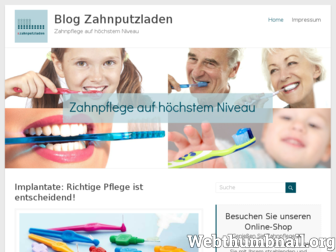 blog.zahnputzladen.de website preview
