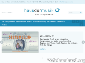 hausdermusik.com website preview